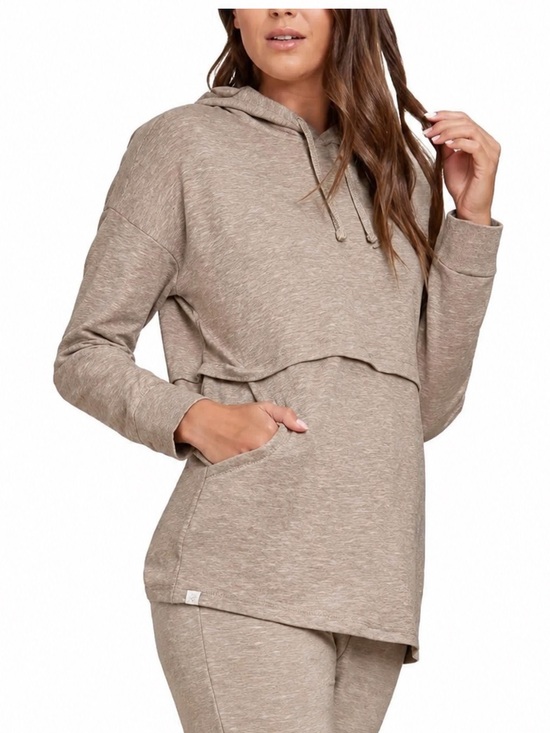 Barefoot Dreams Tops - Barefoot Dreams Malibu Collection Fleece Luxe Lounge Anorak Hoodie Sweatshirt